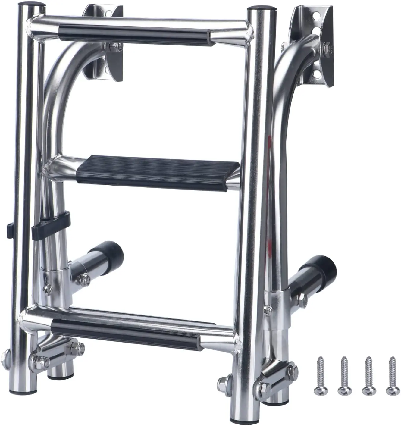 Трехступенчатая Складная лодочная лестница морская понтонная из нержавеющей