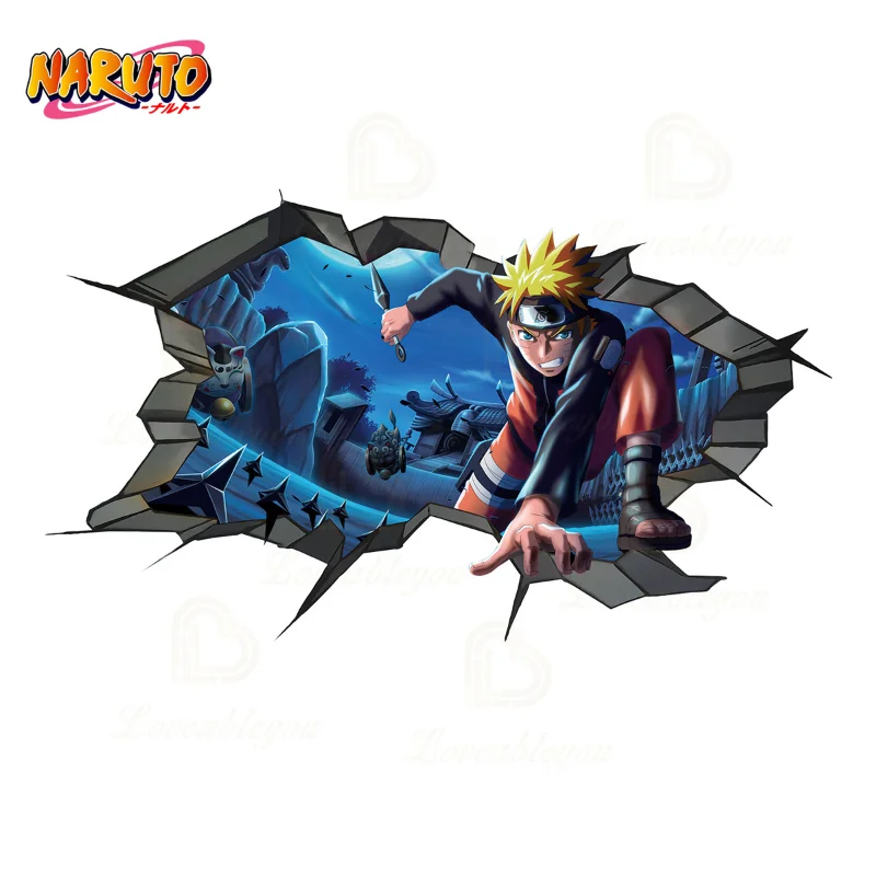 

Naruto Kakashi Painting Sticker PVC Wall Decorative Home Decoration Accessories for Living Room Wallpaper Kids Decoration Poster