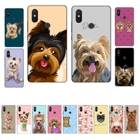 maiyaca york shire terrier dog phone case for xiaomi mi 8 9 10 lite pro 9se 5 6 x max 2 3 mix2s f1