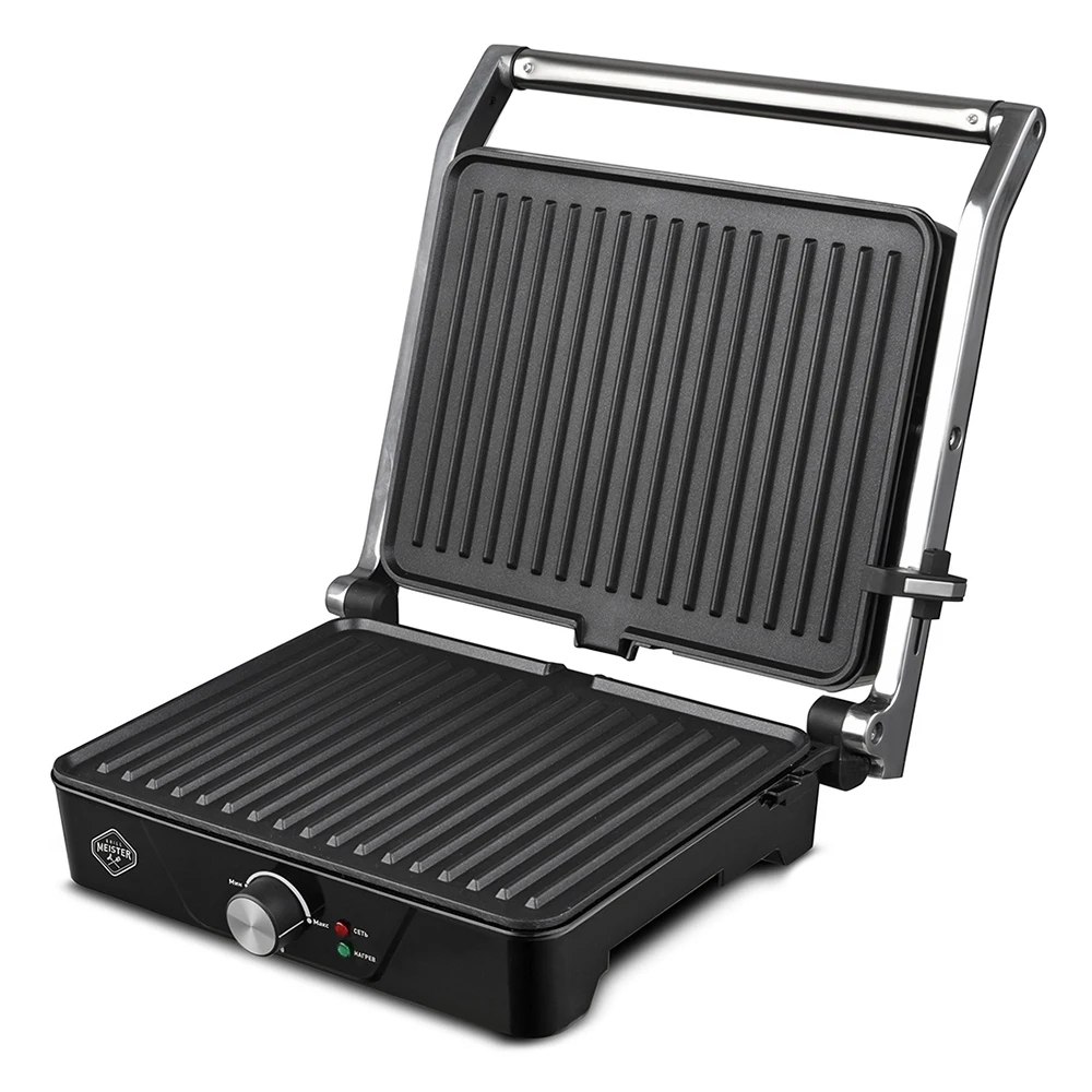 Гриль электрический Zigmund and Shtain Grillmeister ZEG-920 контактный 2000 Вт 220-240 В серебристый -