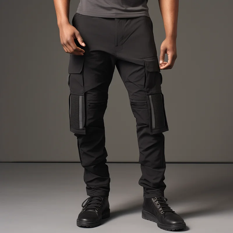 

Men's Urban Tactical Cargo Pants Multiple Pockets Narrow Cargo Straight Trousers