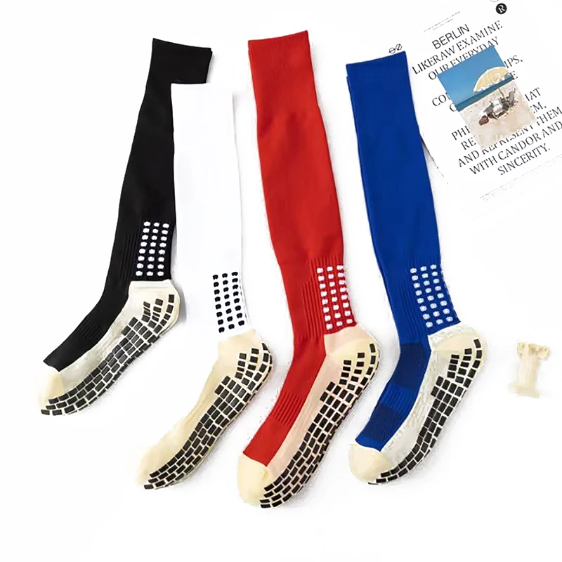 

Long Football Socks and knee Men Women Soccer Socks Long Sports Silicone Anti Slip Grip