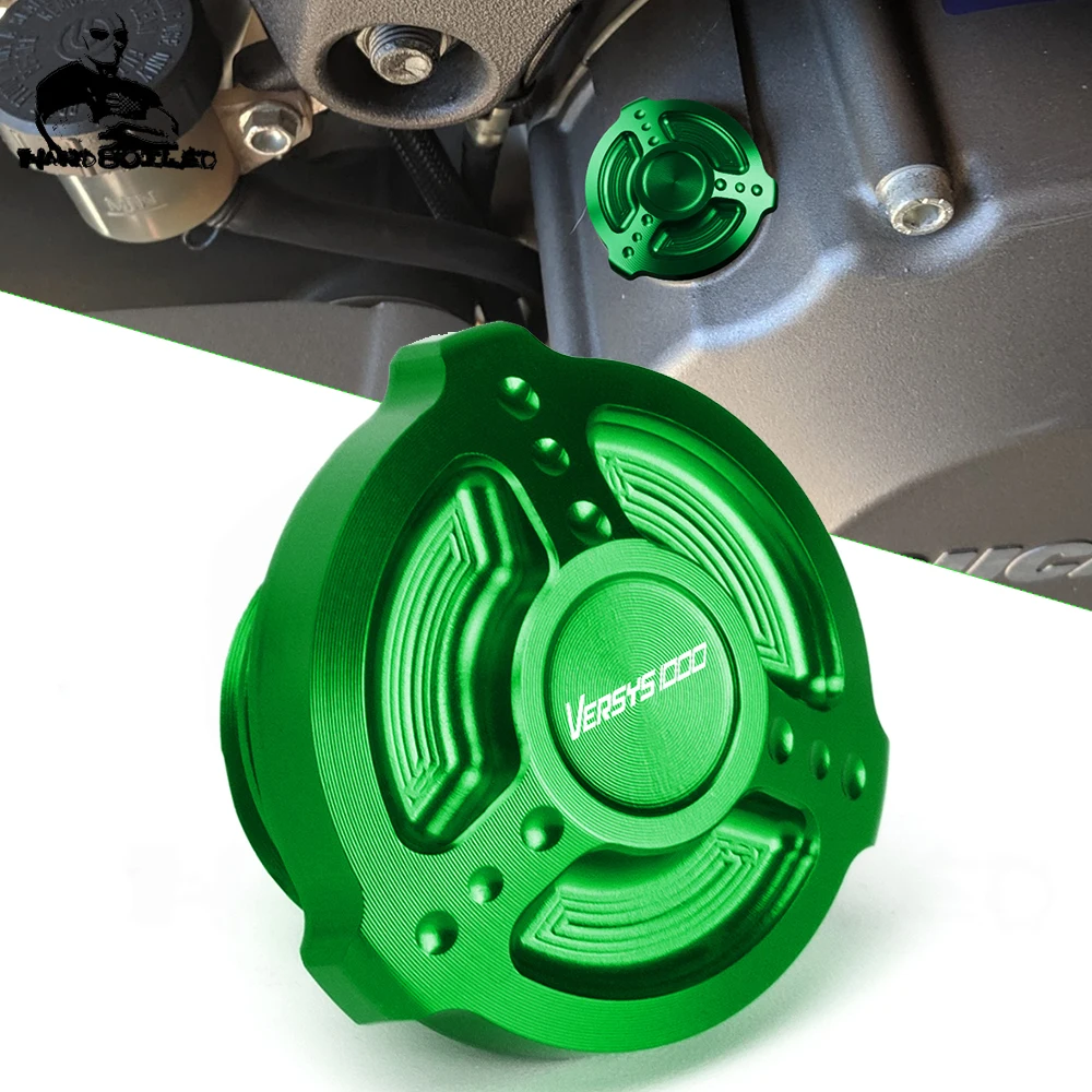 

Versys New Oil Filler Cap Parts For Kawasaki versys650 Versys 650 1000 versys1000 SE Motorcycle CNC Engine Oil Drain Plug Cover