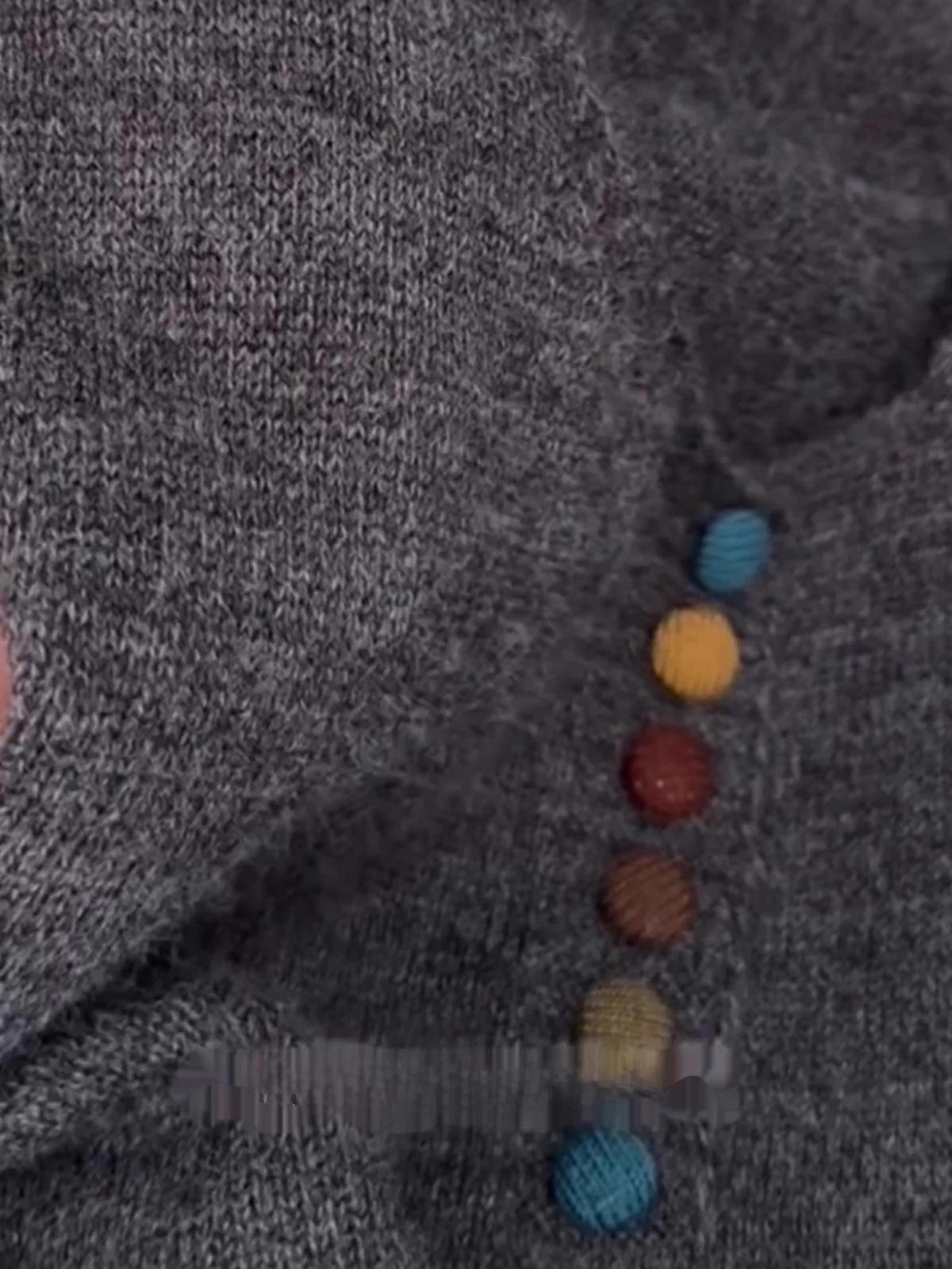 Корейская серия ленивый контрастный цвет однобортный свитер жилет женский