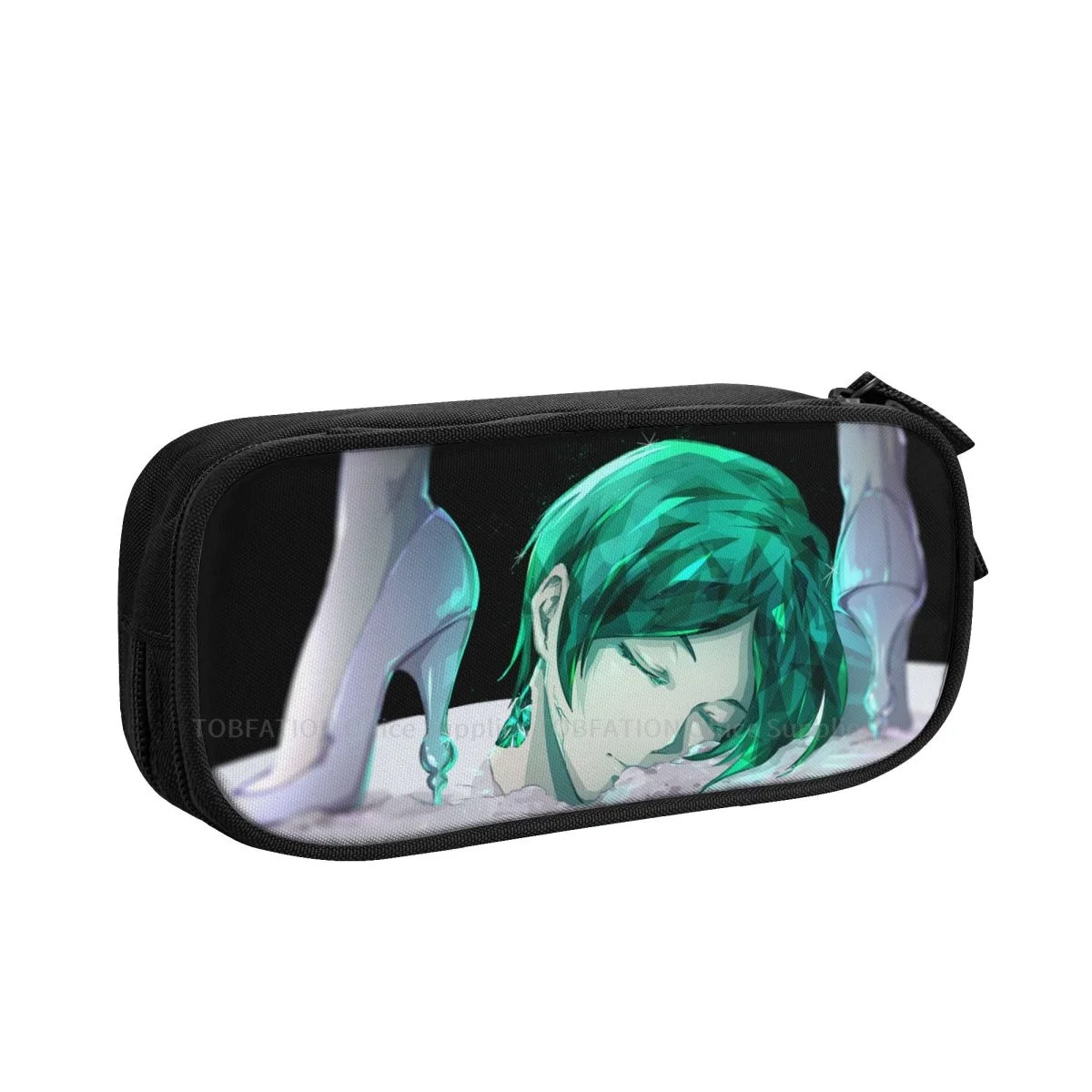 

Phosphophyllite Shoes Pencase Land Of Lustrous Anime Pencil Bag Teenage School Storage Supplies Large Capacity Double Zipper