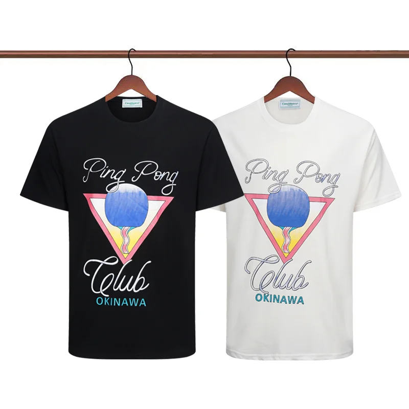 

Casablanca T Shirt Men Women Top Quality Oversized T-shirt Top Tees