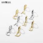 Женские Висячие сережки-кольца SIPENGJEL, винтажный минималистичный A-Z в стиле панк, вечерние ювелирные изделия