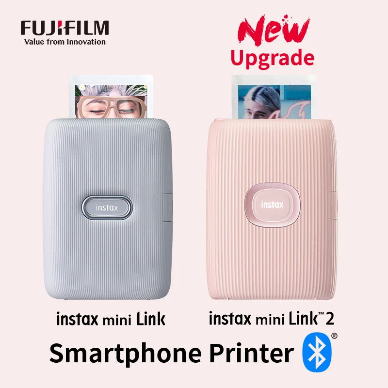 NEW Fujifilm Origin Instax Mini Link2 Printer Instant Smartphone Printer White /pink /Blue with Fuji Instax Mini Film