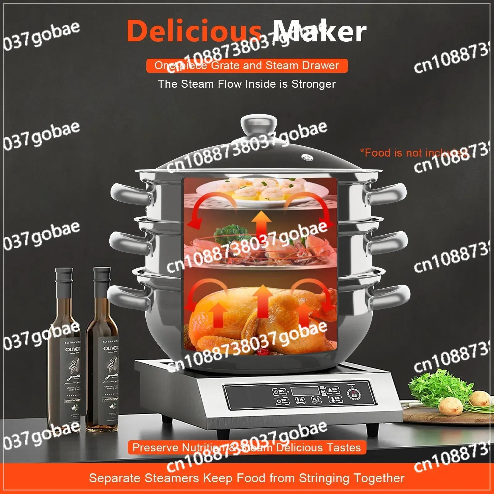 Пароварка из нержавеющей стали набор суповых кастрюль кухонная посуда паровая