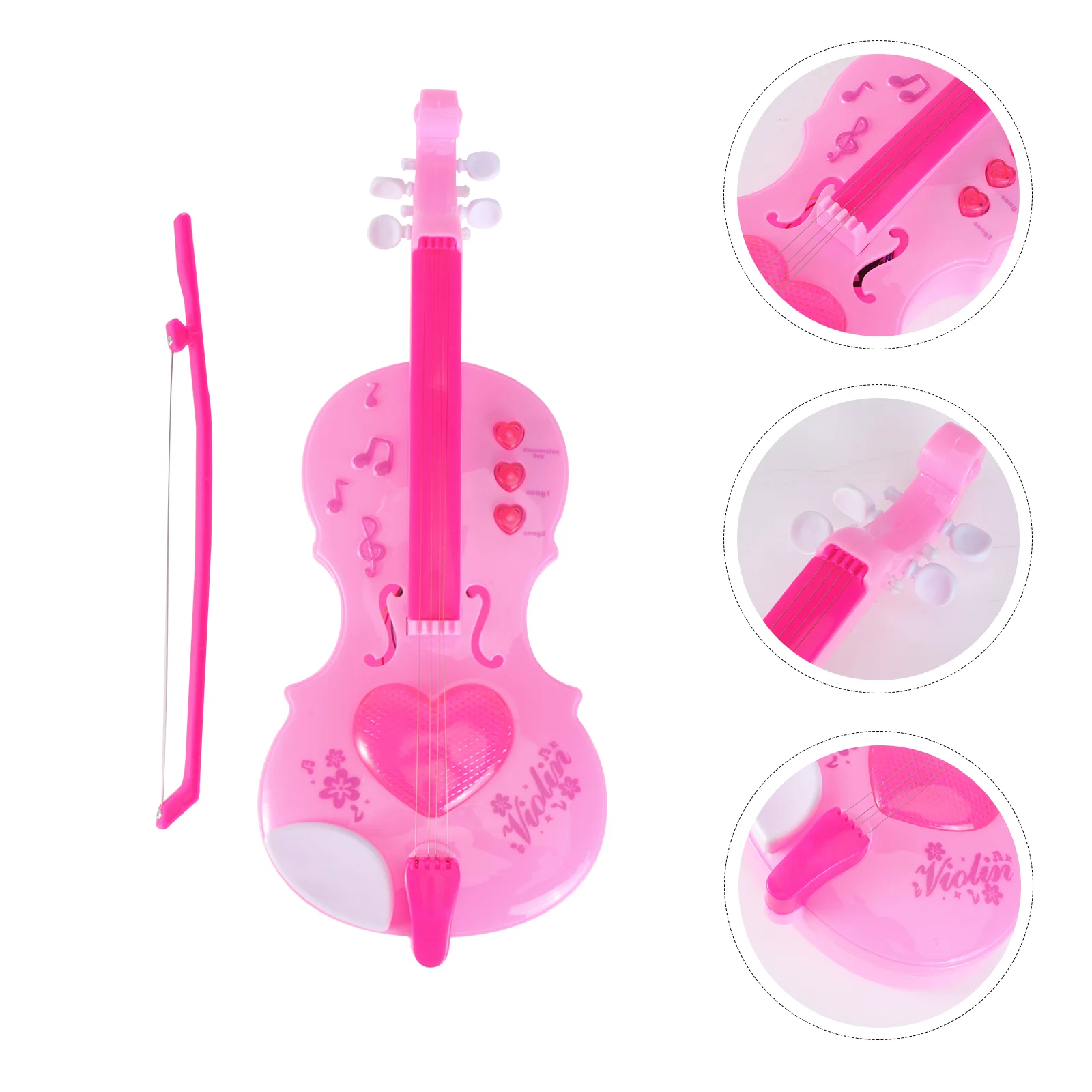 

Imitation Violin Music Toy Educational Toys Decorate Plaything Plastic Toddler Puzzle