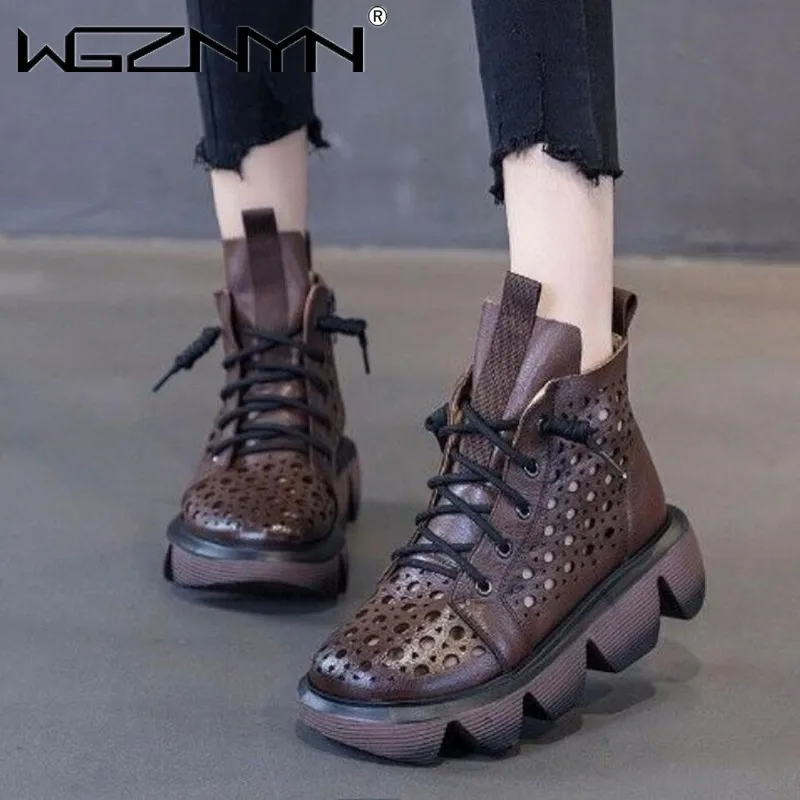 

Fashion Personality British Style Casual Fashion Martin Boots Women Sandals 2022 New Summer Autumn Platform Black Short Boots