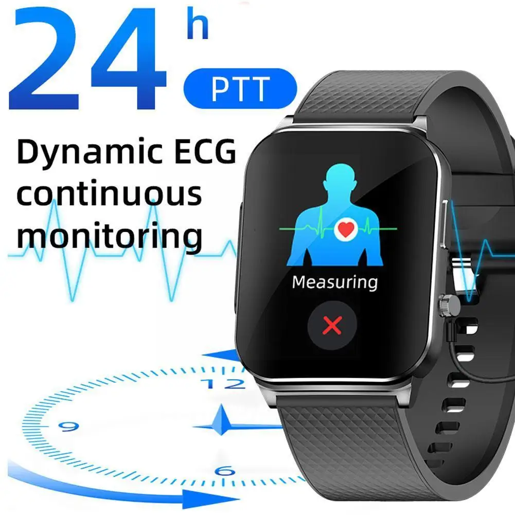 

EP03 Smart Watch 24H Dynamic ECG Detection Heart Rate Pressure Waterproof Detection Blood Smartwatch Blood Oxygen IP67 D6L8
