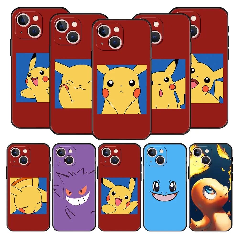 

Phone Case Cover for Oppo A53s F19 A53 A74 A93 A54 A16s A15s A31 Original Official Back Luxury Thin Soft Pokemon Expression