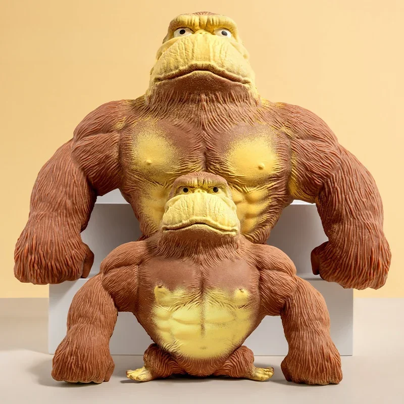 Гигантская Антистрессовая Игрушка-орангутанг Эластичная Сжимаемая Фигурка