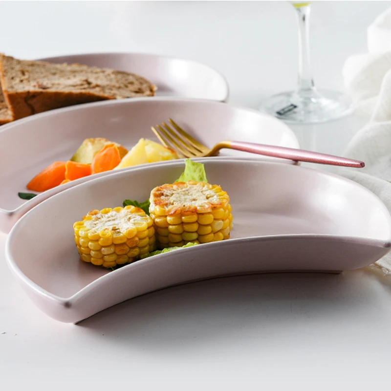 Керамические блюда Moon буфетные красивые тарелки конфеты искусственная чаша