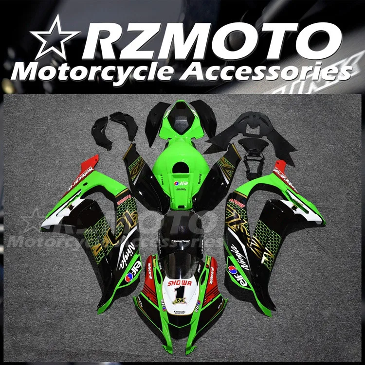 

4Gifts New ABS Fairings Kit Fit For Kawasaki Ninja ZX-10R ZX10R 2016 2017 2018 2019 16 17 18 19 Bodywork Set Green