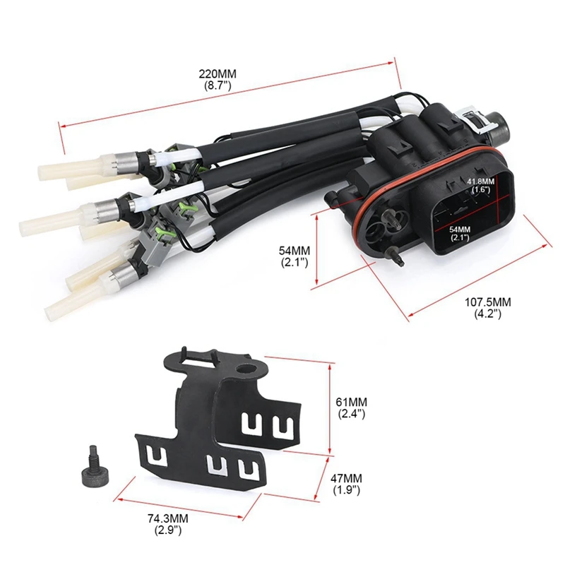 Автомобильный топливный инжектор 6 цилиндров для Chevy/GMC Trucks Vortec 4.3L V6 96-02 OE: FJ503 17113673