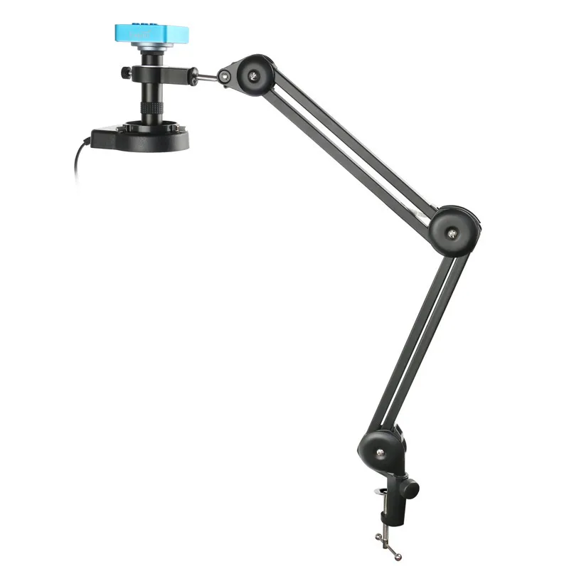 48MP 2K HDMI USB видеомикроскоп камера 100X 130X Zoom C объектив с креплением для обнаружения