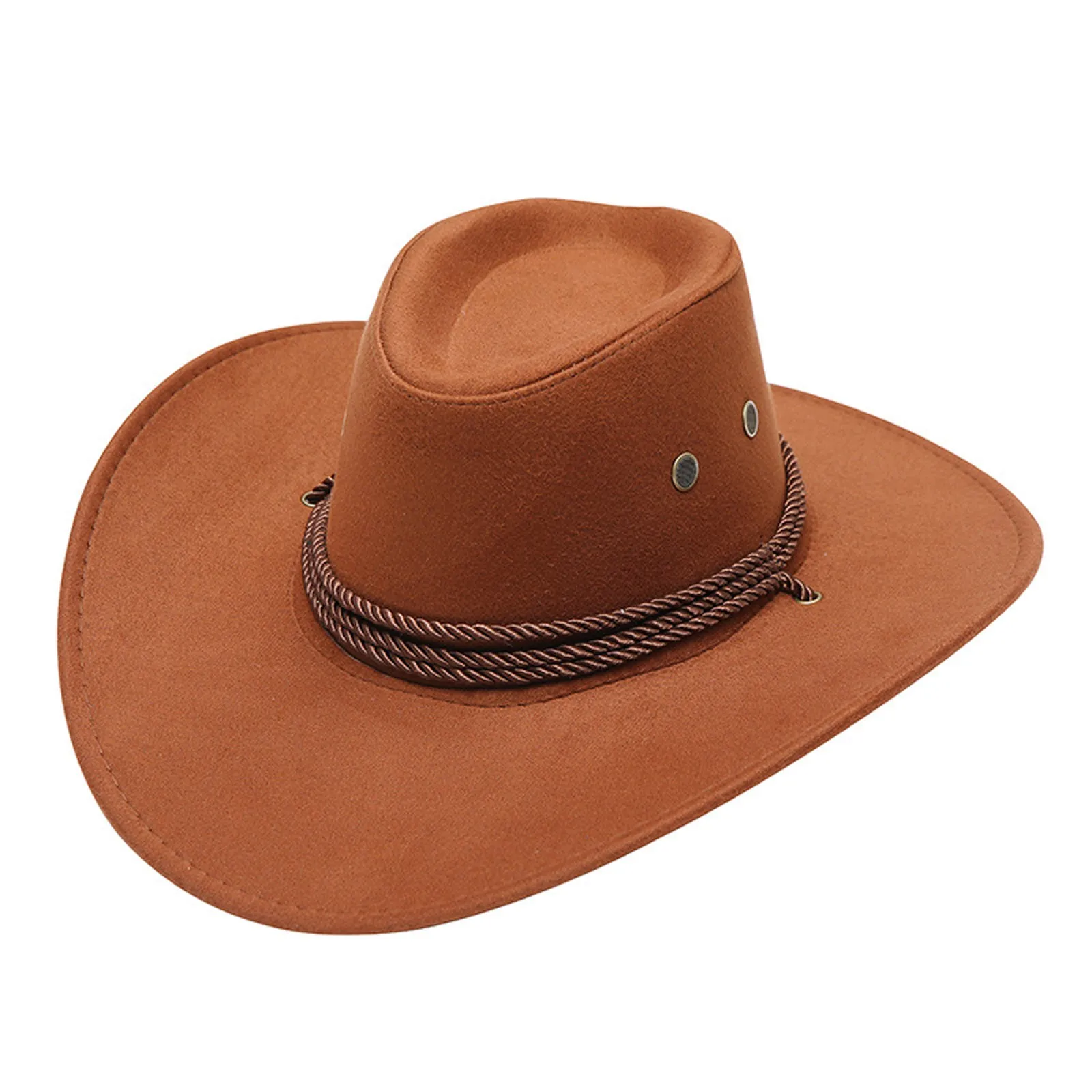 Adult Casual Solid Summer Western Fashion Cowboy Sun Hat Mens Outback Hats with Brims Lost Socks Sign Cowboys Stuff for Women