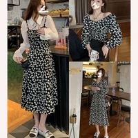 internet celebrity same style fairy valley strap dress for women womens clothing spring and summer small french floral skirt