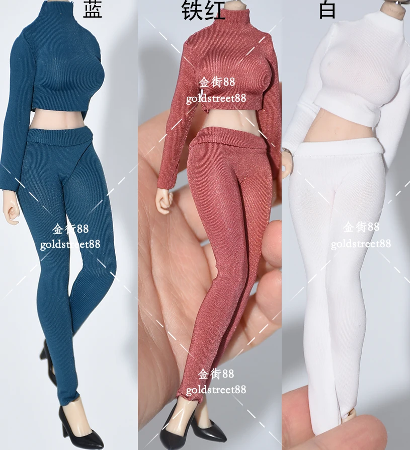 

1/12 female soldier ice silk tights clothes model for 12 inch action figure body