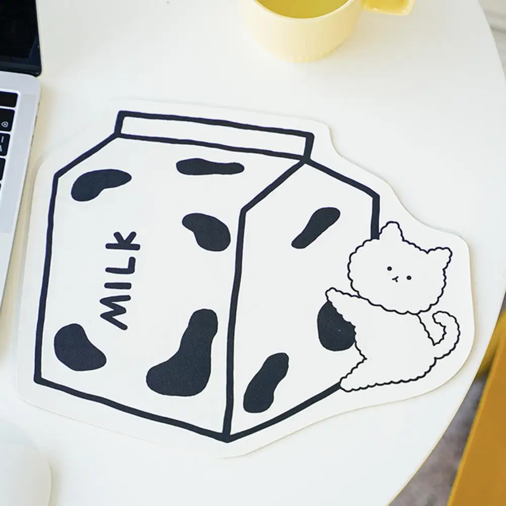 

Восхитительная подушка для мыши, коврик для мыши из искусственной кожи с милыми животными, маслостойкий не выцветающий коврик для мыши, офи...