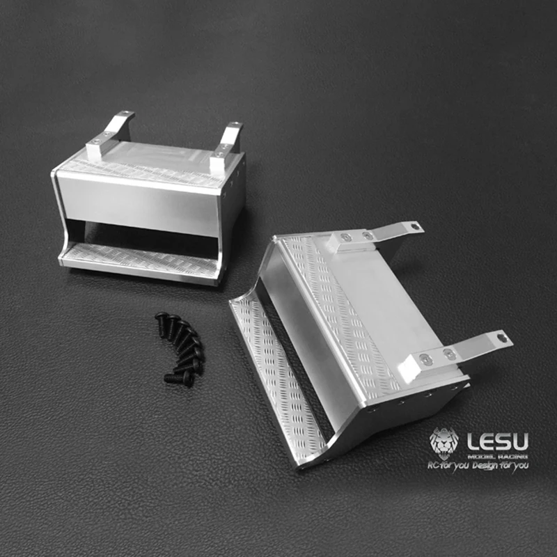 Metal LESU Toolbox for 1/14 TAMIYA King Hauler RC Tractor Truck Model Hobby Vehicles Lorry Remote Control Cars Toys