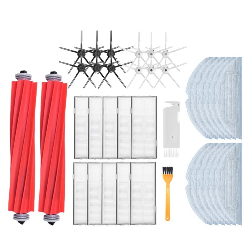 

HEPA Filter Main Brush Mop Cloth For Roborock S7 / S7 Maxv Ultra / T7S / G10 Replacement Parts Kit