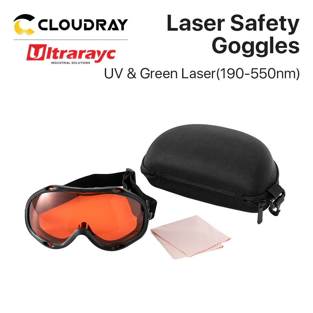 

Защитные очки Cloudray Ultrarayc 190-550 нм OD6+