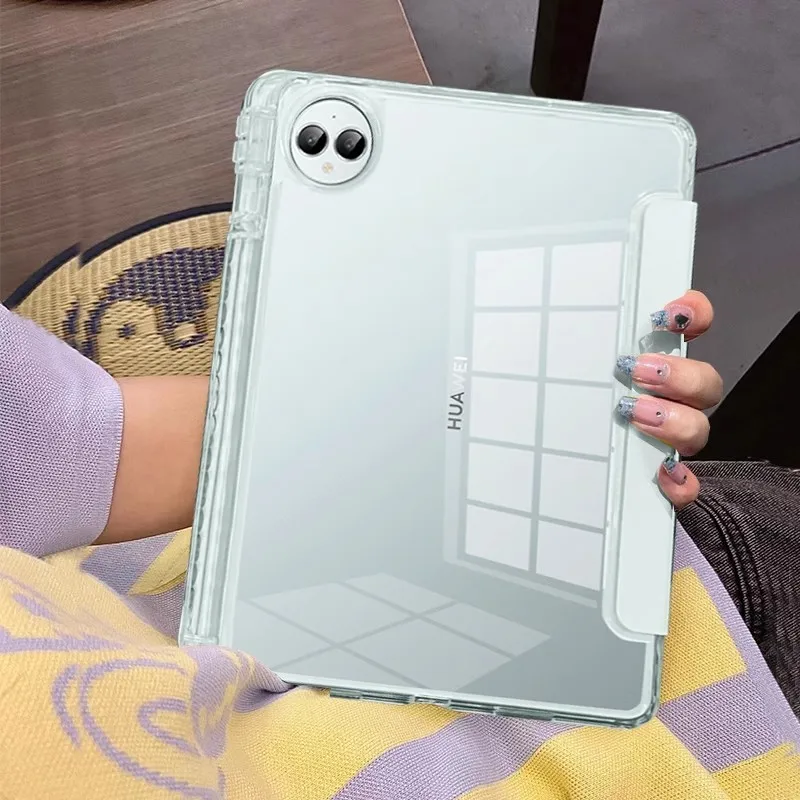 Прозрачный Акриловый чехол для Huawei MatePad Pro 12 2 2024 Air SE 11 5 S PaperMatte Pro11 10 4 Pro10.8