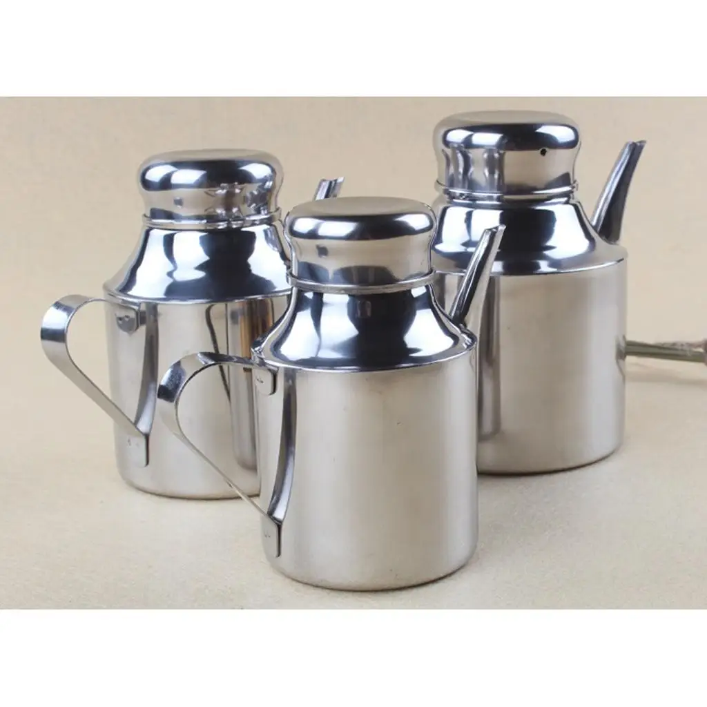 Бутылка для масла Диспенсер из нержавеющей стали Горшок 24 48 унций