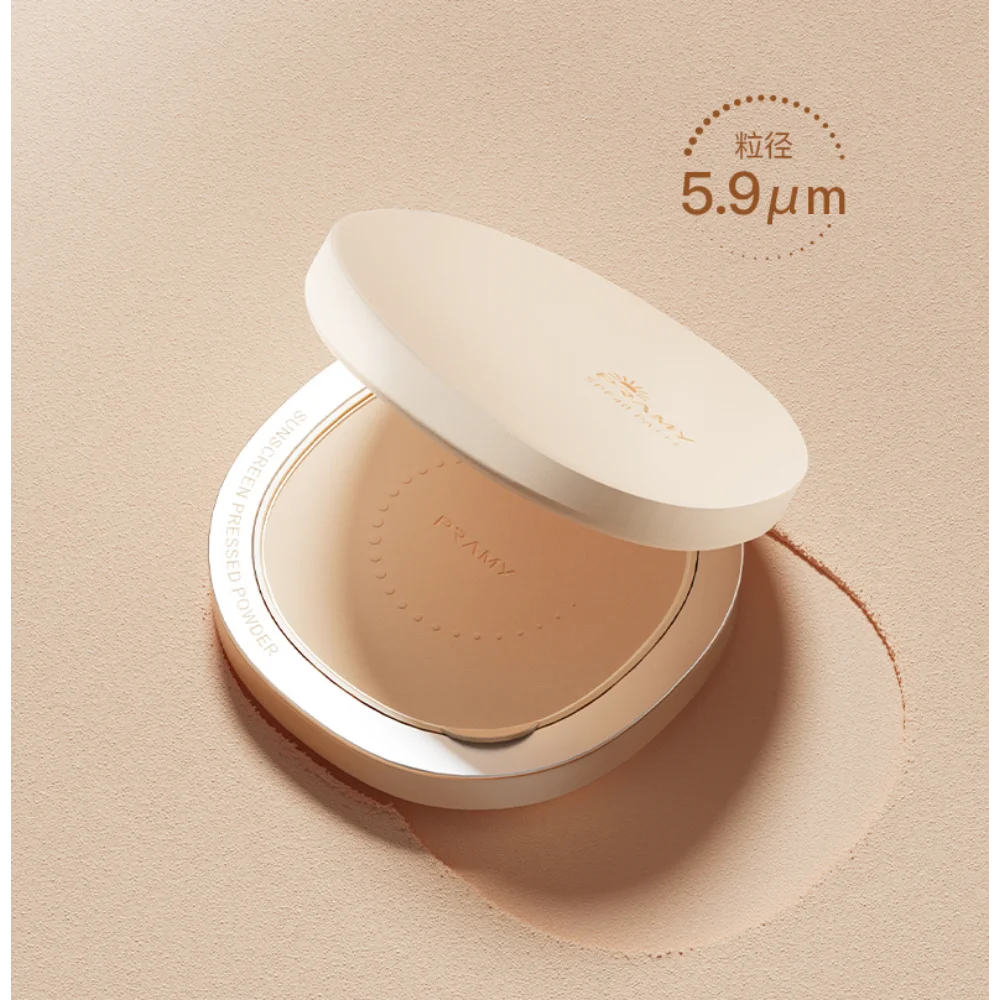 PRAMY Солнцезащитная компактная пудра контроль жирности макияж долговечный