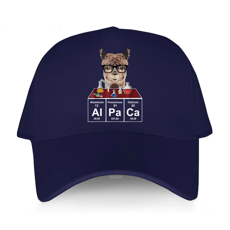 

baseball Cap man Sport Bonnet Hip Hop Love Alpaca Gift Awesome Alpaca Periodic Cartoon Graphic printed Hat latest sun hatvisor