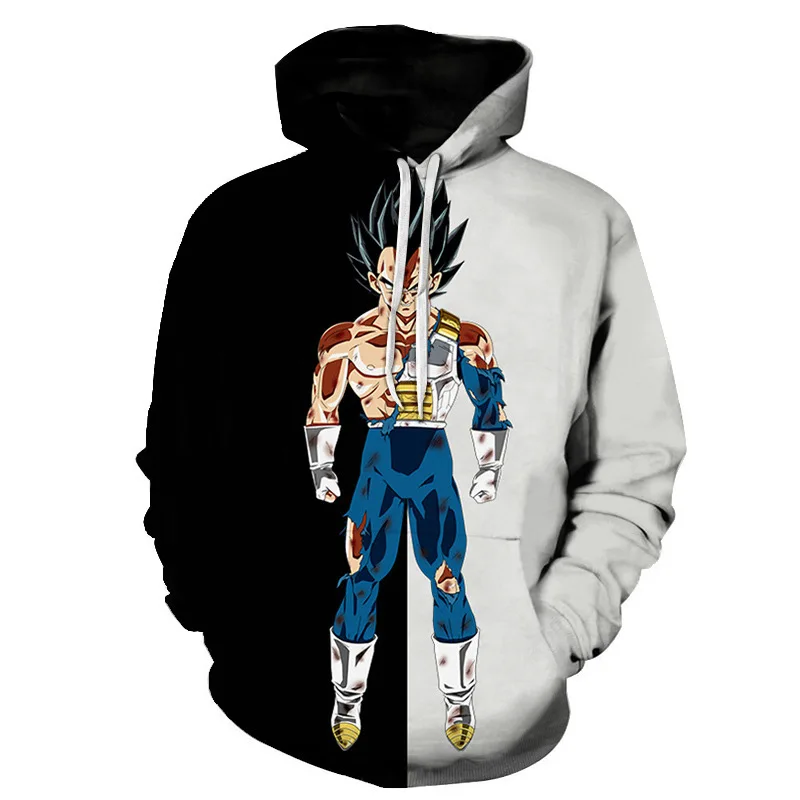 

Japanese Anime Print Hoodie Monkey King Manga Autumn Winter Jacket Sweatshirt Unisex Hip Hop Boys Girls Spring Autumn Pullovers