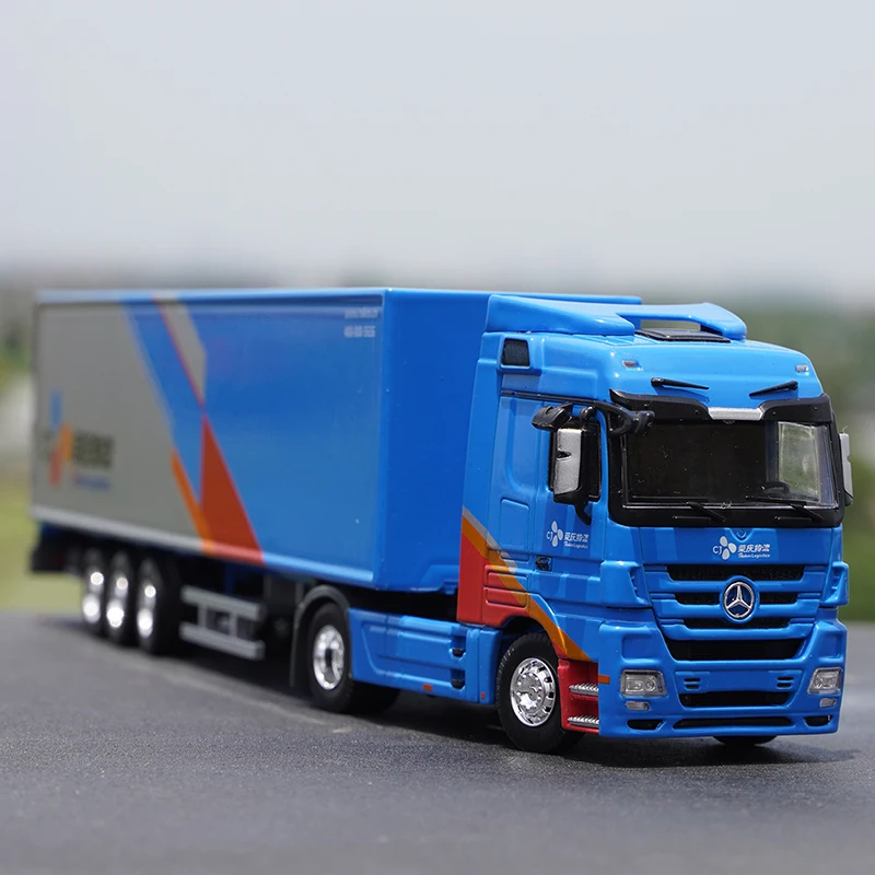 

1:50 Be~nz Truck model container transportation logistics alloy shipping container terminal Model Collectible Gifts Toys