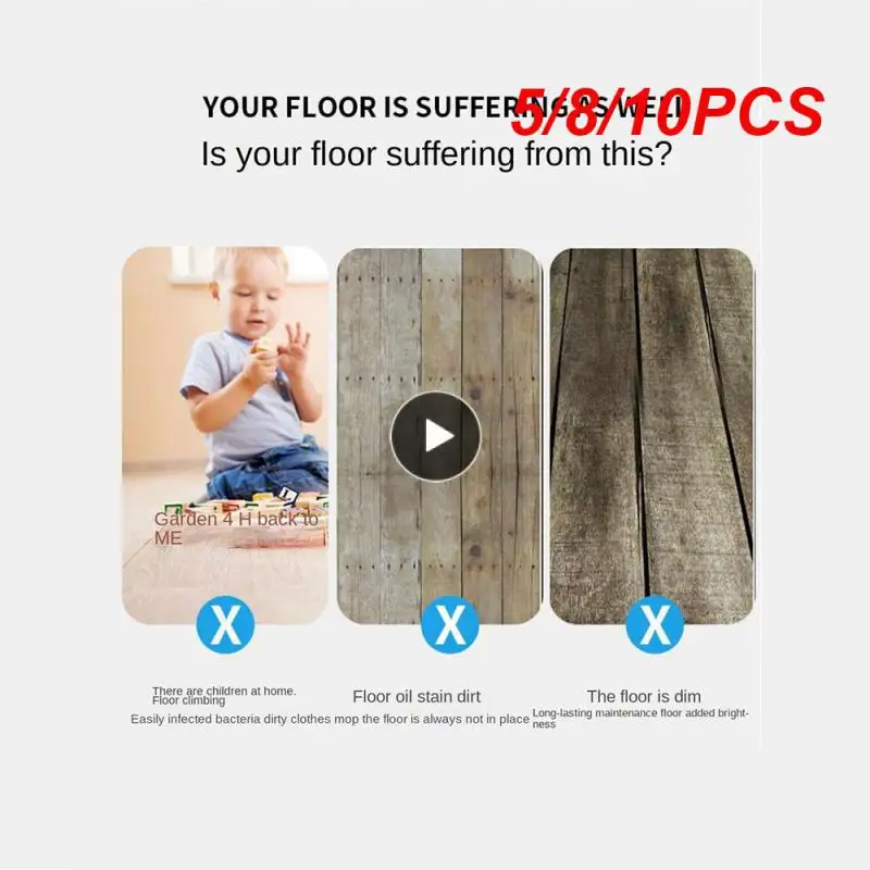 

5/8/10PCS Cleaning Tool Tablet Cleaner Wiper Cleaning Floors Mopping Floor Controllable Household Cleaning Sheet House Cleaning