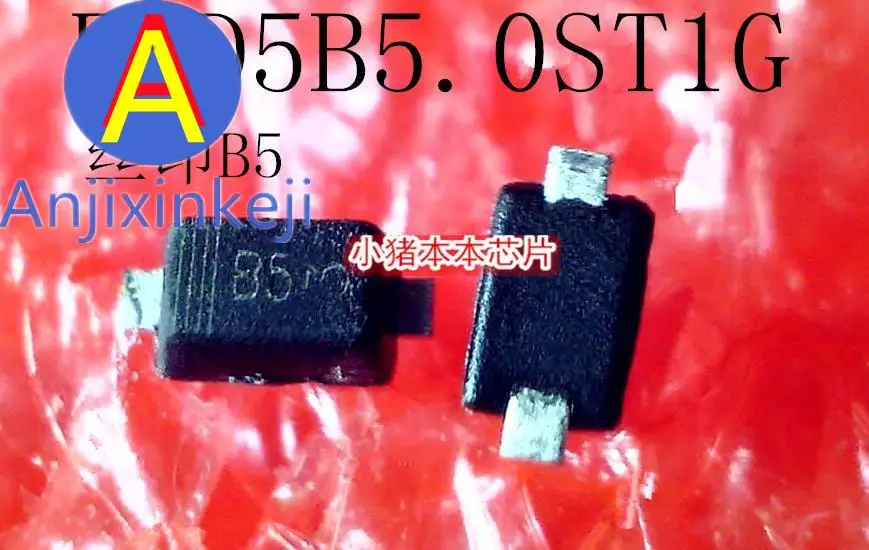 

10pcs 100% orginal new ESD5B5.0ST1G silk screen B5 SOD-523