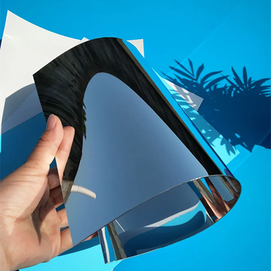 

Acrylic Mirror Photography Photo Bendable or Cropped Shooting Props and Shooting Background Reflector Bendable Mirror Reflectio