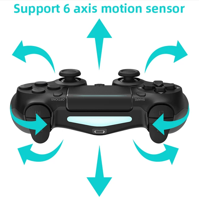 DATA FROG Wireless Game Controller For PS4 Bluetooth-compatible Vibration Gamepad For PS4 Slim/Pro Console Game Joysticks For PC 4