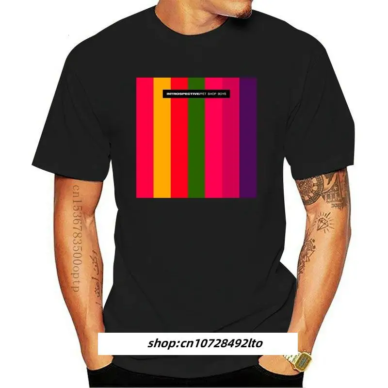 

New Pet Shop Boys Introspective Black T-shirt 2021 Fashion T Shirt Graphic Letter Funny Tee Shirt Hipster Summer