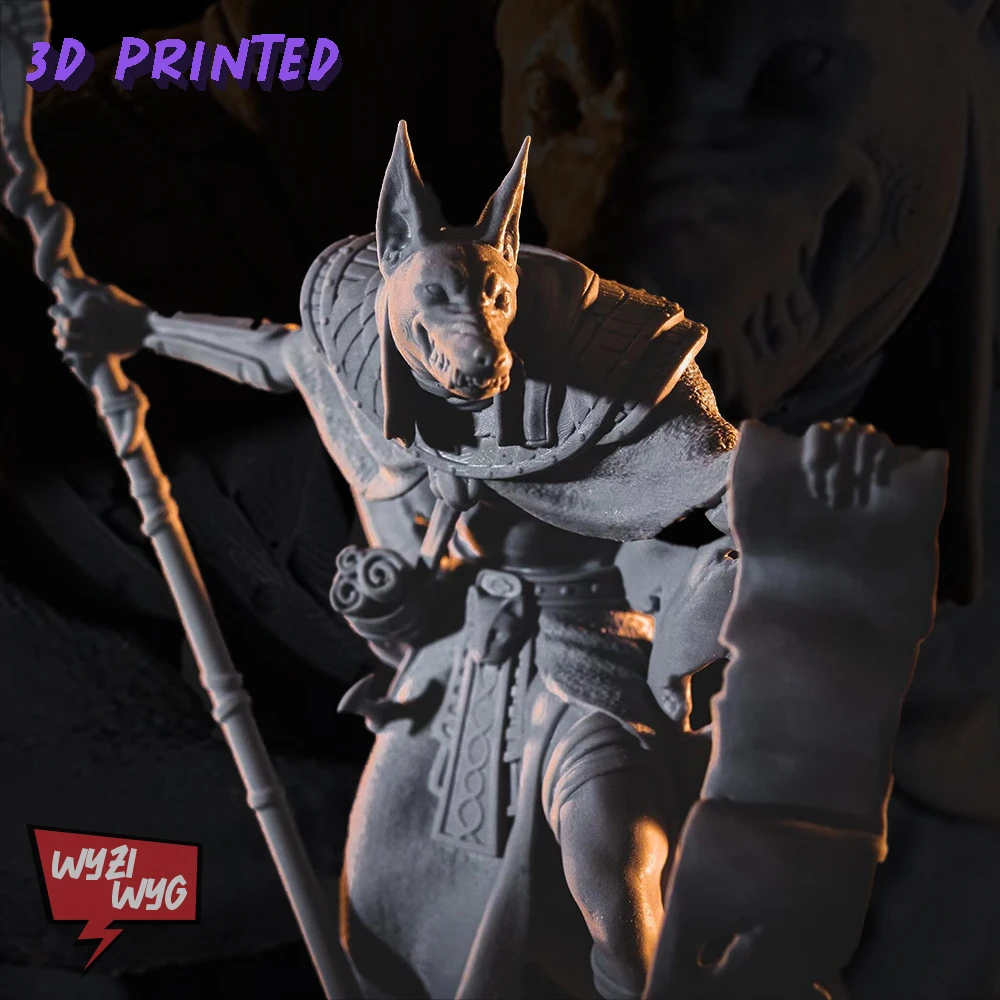 

Миниатюрная фигурка Werejackal Anubis, оборотенок, священник, 3D модель из смолы с принтом HD, прокси экшн-Фэнтези настольная ролевая игра Wargame, Dnd