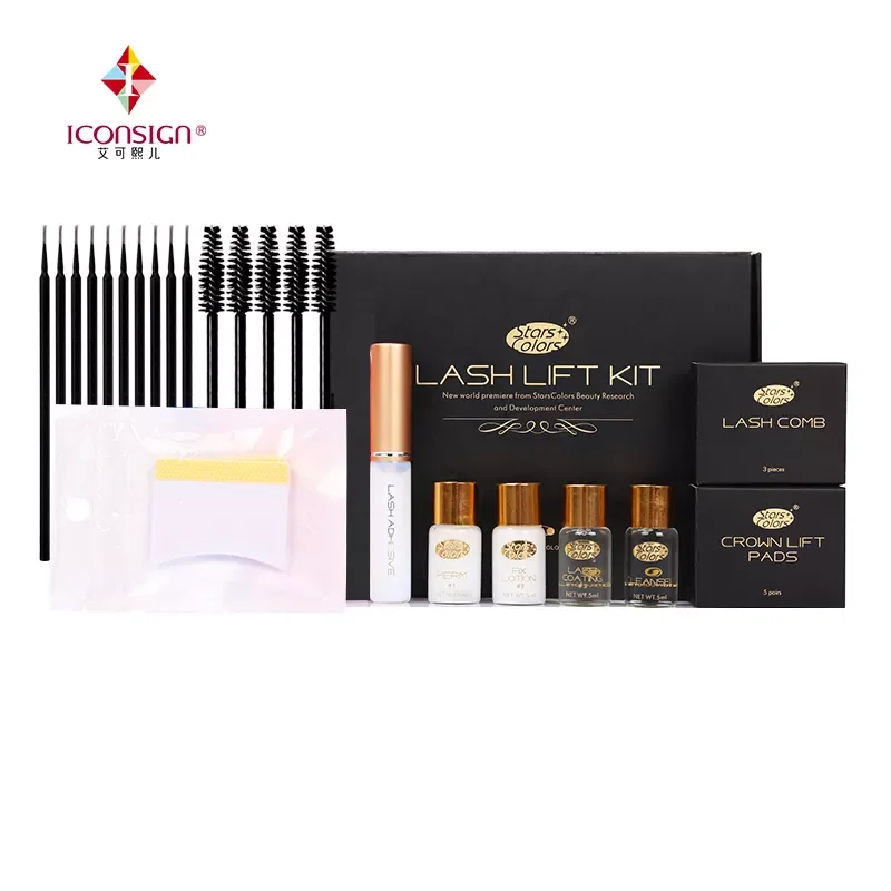 

NEW2023 2 sets/Lot Fast Perm Mini Eyelash Kit Lashes lift Cilia Make Up Perming Lifting Growth Treatments Brushes Pads Beauty To