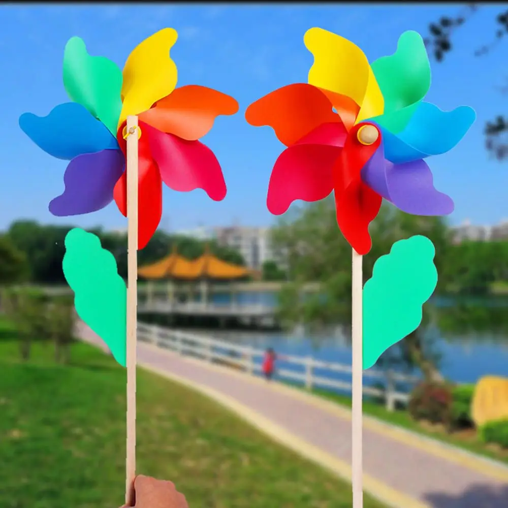 

Whirligig Lawn Yard Ornaments Kids Toy Garden Decor Wind Spinner Windmill
