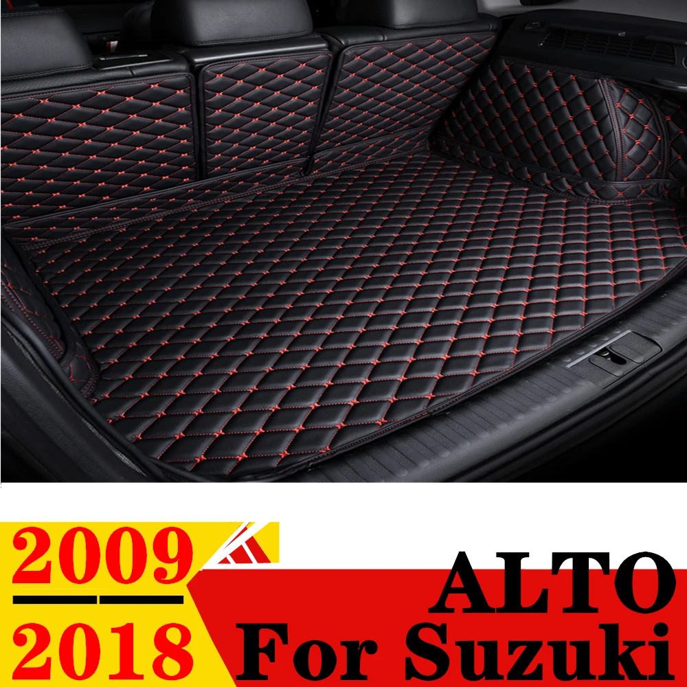 

Коврик для багажника автомобиля для Suzuki Alto 2009-18, подходит для любой погоды XPE, задний Чехол для груза, коврик, подкладка для багажника, автозапчасти, коврик для багажника