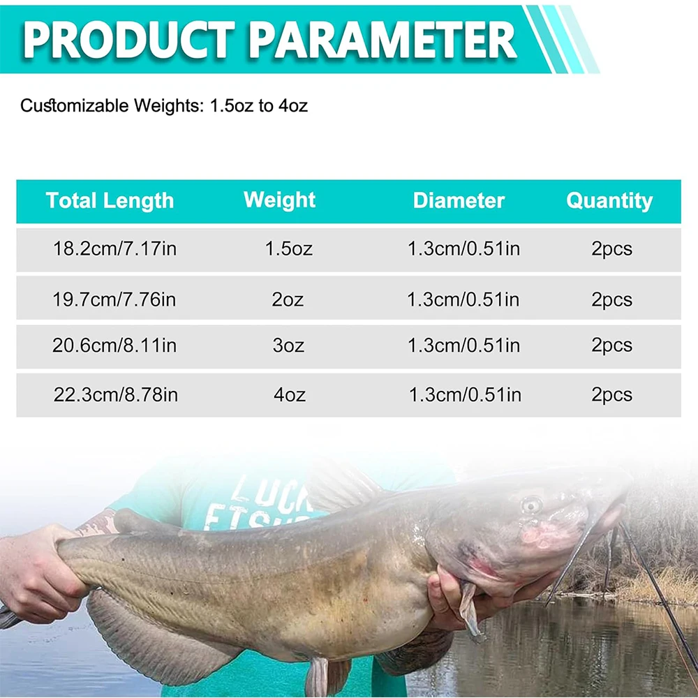 2 шт. грузила без зацепок для снизу прыгающие ловли сома скользящая палочка