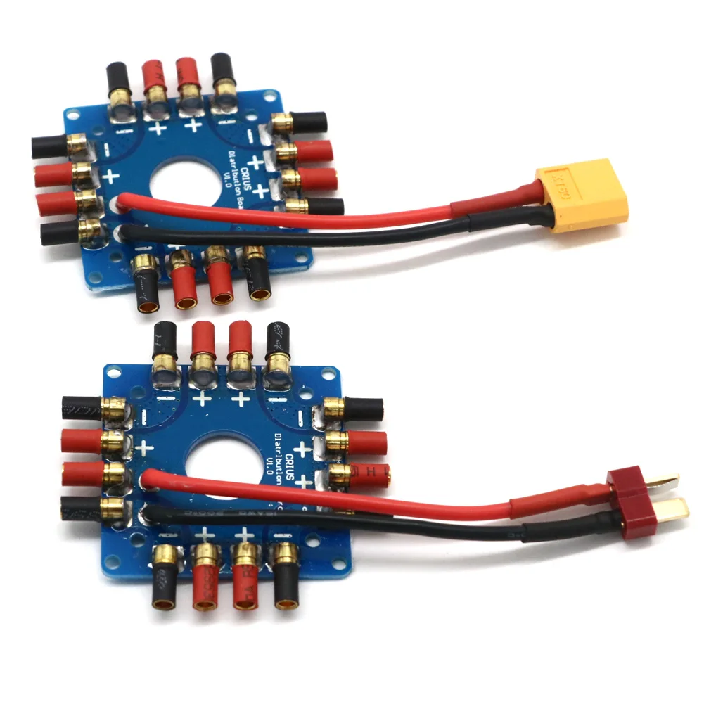 

ESC Distribution Board Connection Board Soldered T / XT60 Plug & 3.5mm Banana Bullet Connectors For Quadcopter Multicopter FPV