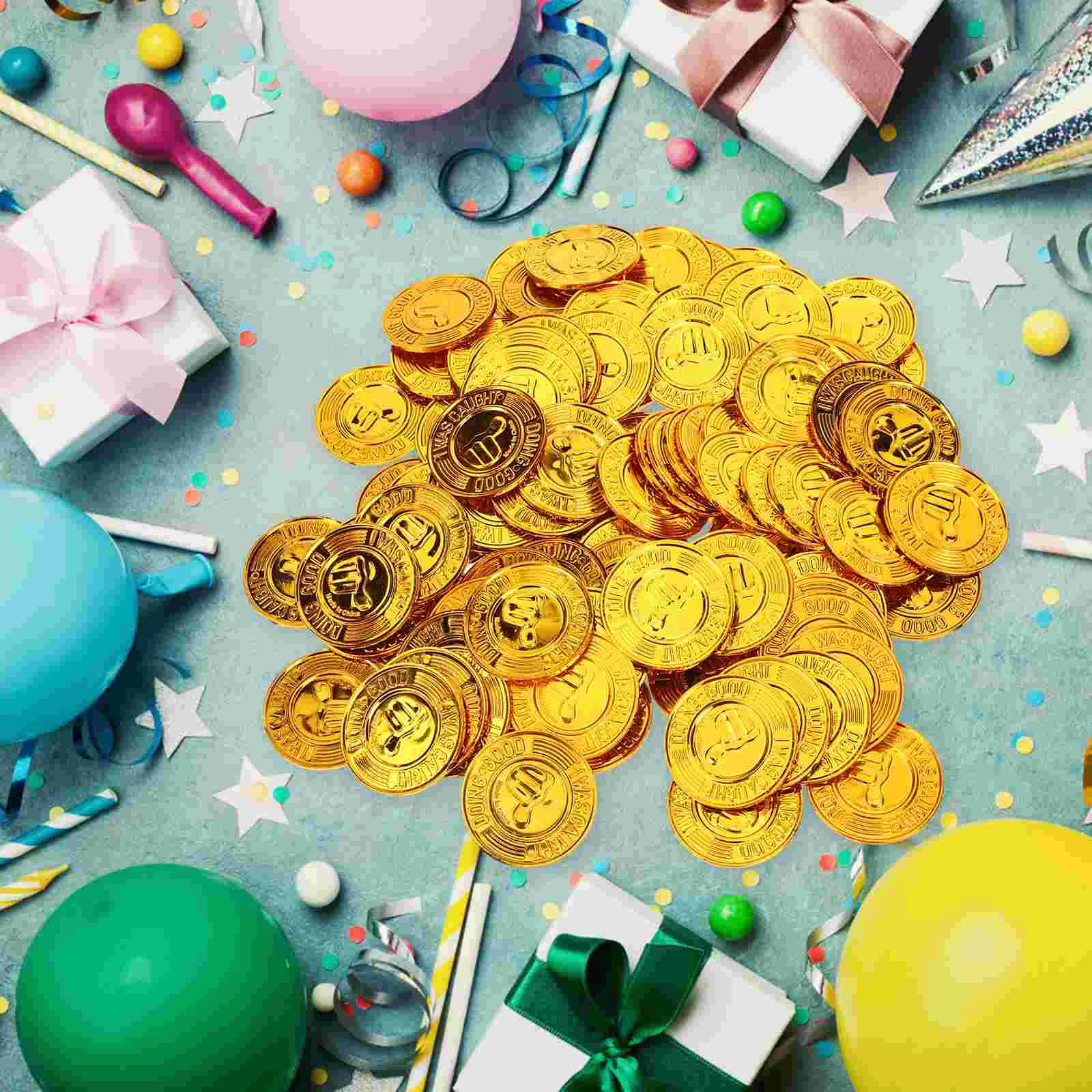 100 шт. детские награды монеты сокровище для детей классная награда пиратские