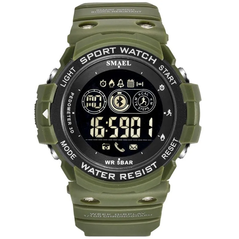 

Fashion Smael Top Brand Sports Men Watch Multi Functions Digital Wrist Watches Waterproof Casual Electronic Man Wristwatches