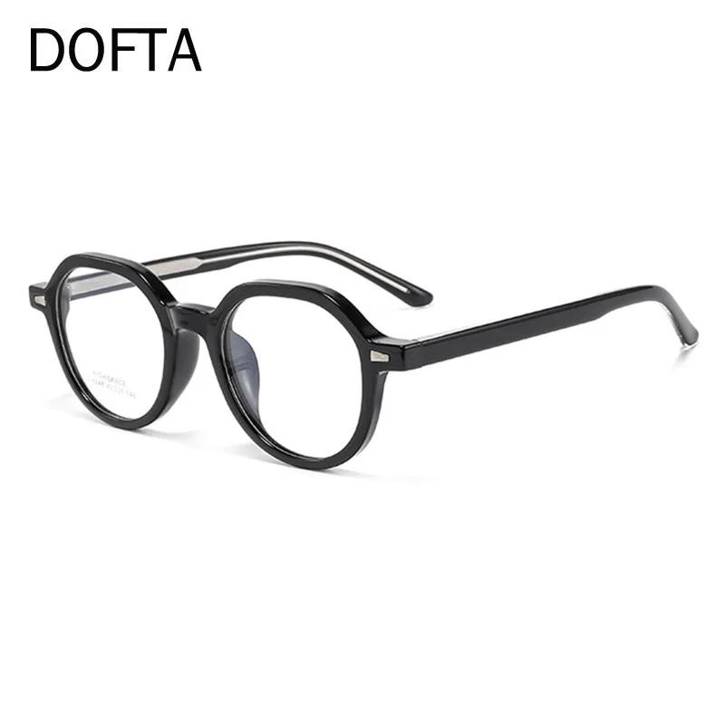 Оправа для очков DOFTA из ацетата мужские круглые очки близорукости Женская оправа