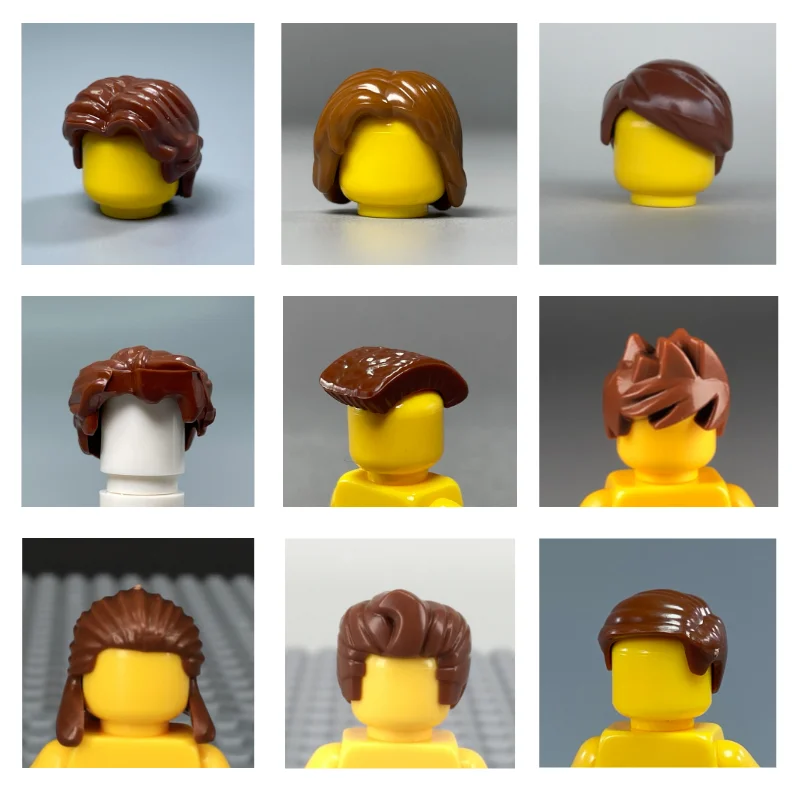 Кубики для мини-кукол 4 см 10 шт./лот совместимы с фигурками крупных брендов -